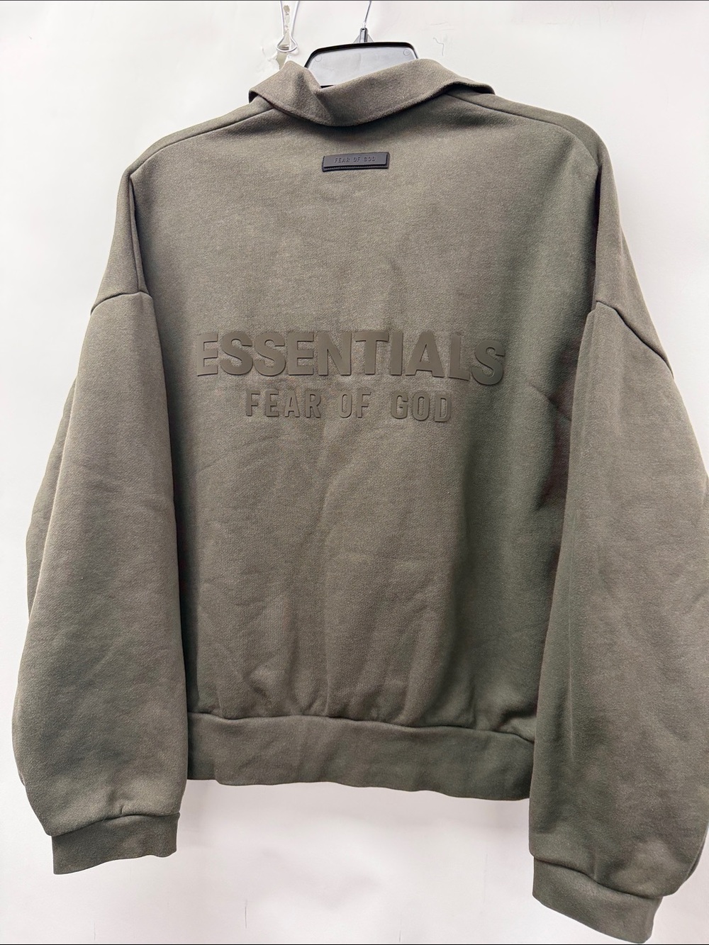 Fear of God Olive Green Rugby Collar Pullover